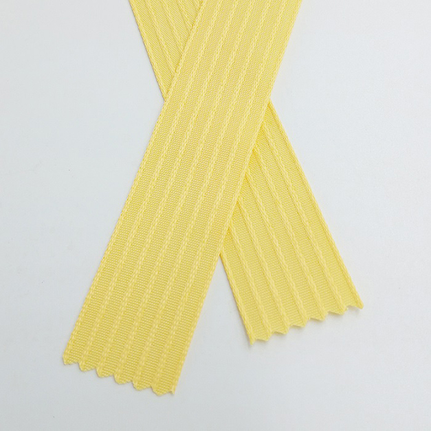 #01 玉子色_単色ストライプ_ribel ribbon.jpg