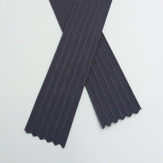 #14 紺鼠_単色ストライプ_ribel ribbon.jpg