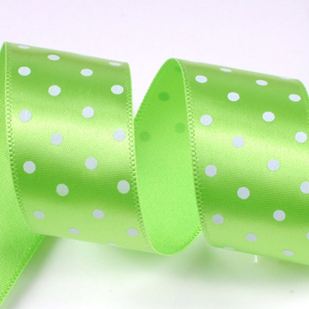 ribbon_ribel_pattern satin_dot print_BP-34_yellowgreen_white dot_15,25mm.jpg