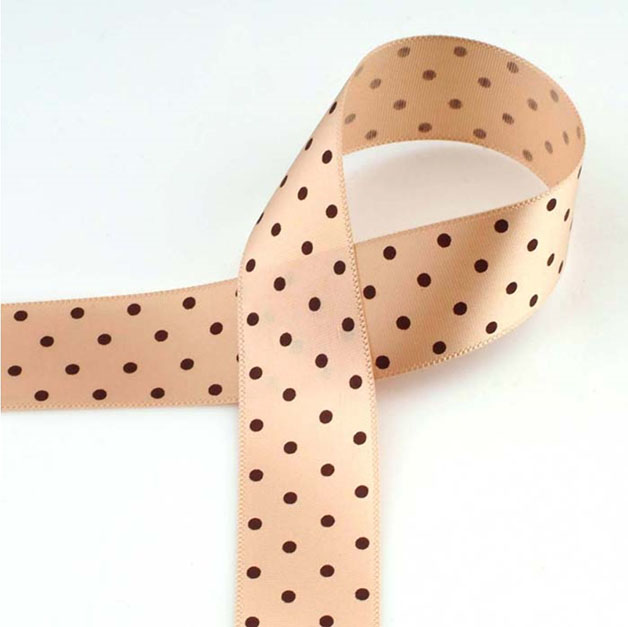 ribbon_ribel_pattern satin_dot print_BP-28_beige_brown dot_15,25mm.jpg
