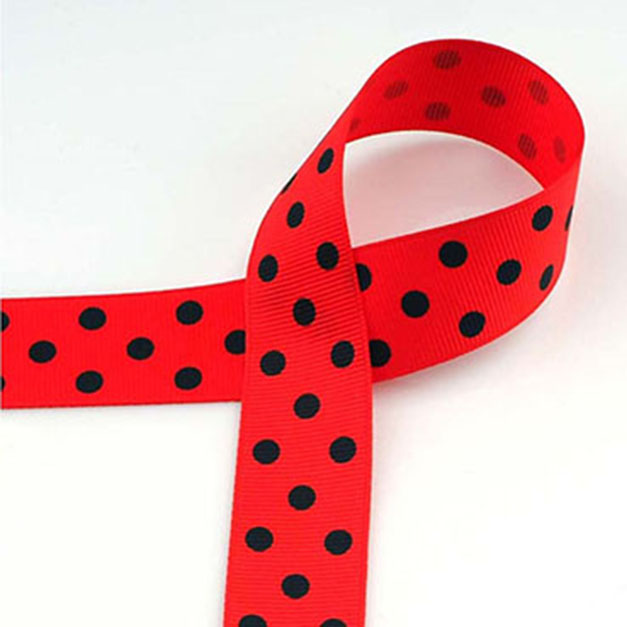 ribbon_ribel_pattern grossgrain_big dot print_BT-17_red_black dot_25,40mm.jpg