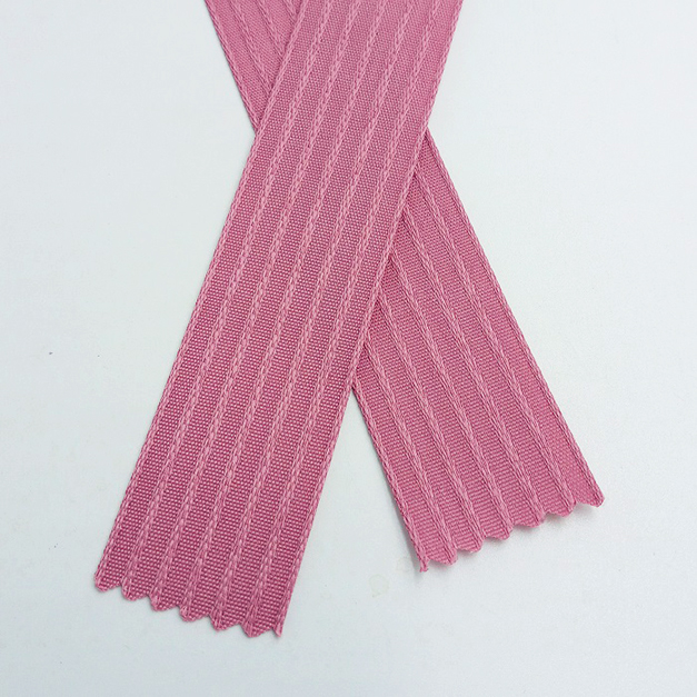 #10 中紅花_単色ストライプ_ribel ribbon.jpg