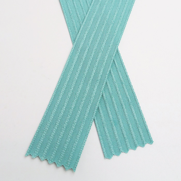 #18 花緑青_単色ストライプ_ribel ribbon.jpg