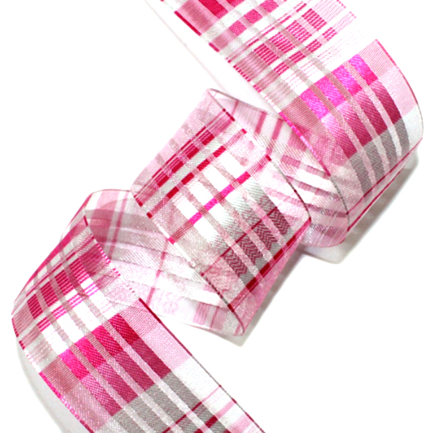 #01 pink チェックオーガンジーリボン.jpg