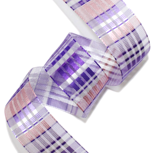 #05 violet チェックオーガンジーリボン.jpg