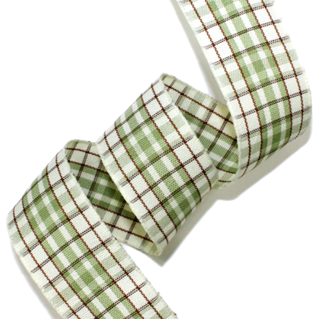 #02 khaki クラシックチェックリボン.jpg